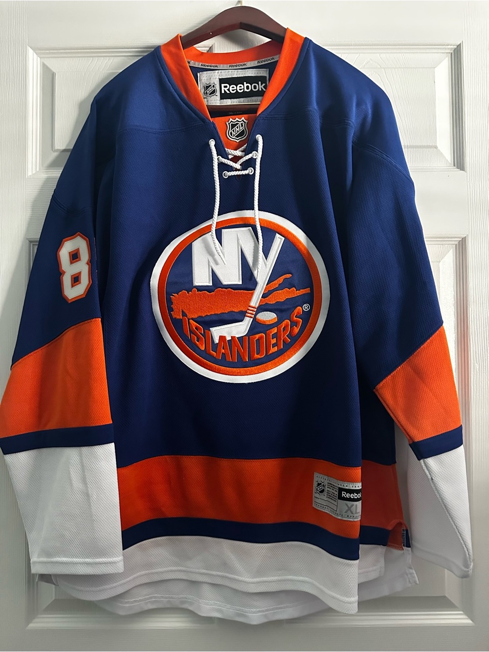 Reebok New York Islanders Blue & Orange Hockey Jersey
